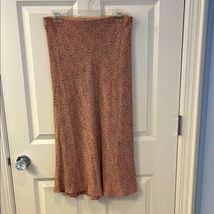 Rails Leopard Print Midi Skirt